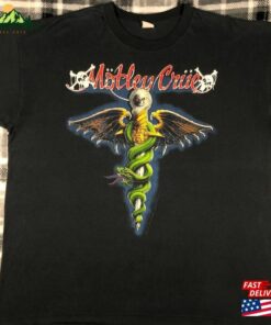 Motley Crue Vintage 80S Dr Feelgood 1989 Sweatshirt T-Shirt 1 Motley Crue Vintage 80S Dr Feelgood 1989 Sweatshirt T Shirt 2