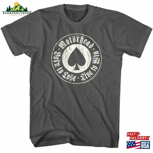 Motorhead Born To Lose Live Win Men’s T-Shirt Hoodie Sweatshirt