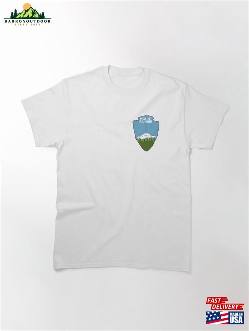 Mount Rainier National Park Classic T-Shirt Hoodie Mount Rainier National Park Classic T-Shirt Hoodie