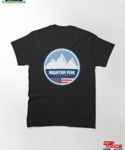 Mountain Peak California Ski Resort Classic T-Shirt Unisex