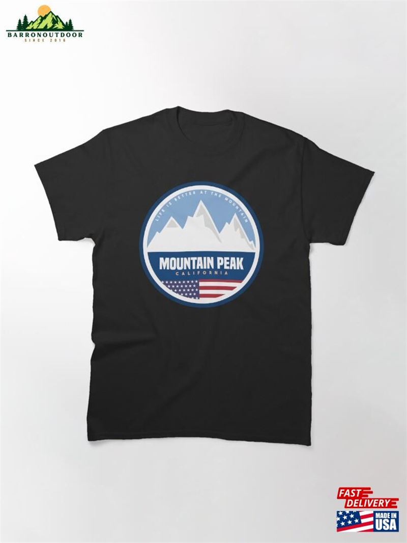 Mountain Peak California Ski Resort Classic T-Shirt Unisex Mountain Peak California Ski Resort Classic T-Shirt Unisex