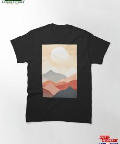 Mountains Are Calling Mountain Hiking Follow The Sun Nature Is My Classroom Watercolor Classic T-Shirt Hoodie Sweatshirt