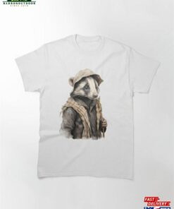 Mr Badger Tasha Tudor Style Classic T-Shirt Hoodie