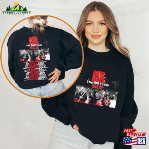 Mr Big The Finish Tour 2024 Shirt Band Fan Concert Sweatshirt T-Shirt