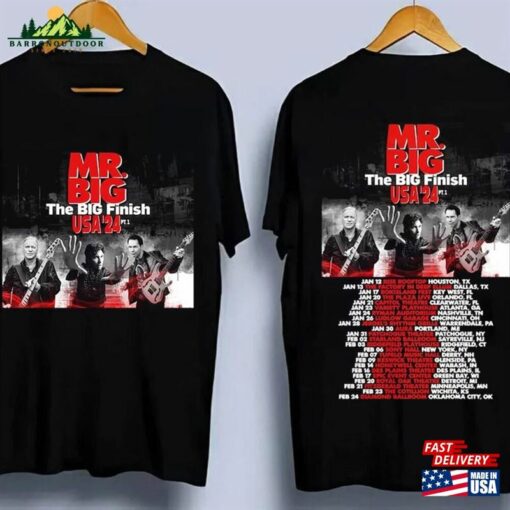 Mr Big The Finish Tour 2024 Shirt Concert Band Fan Hoodie Classic