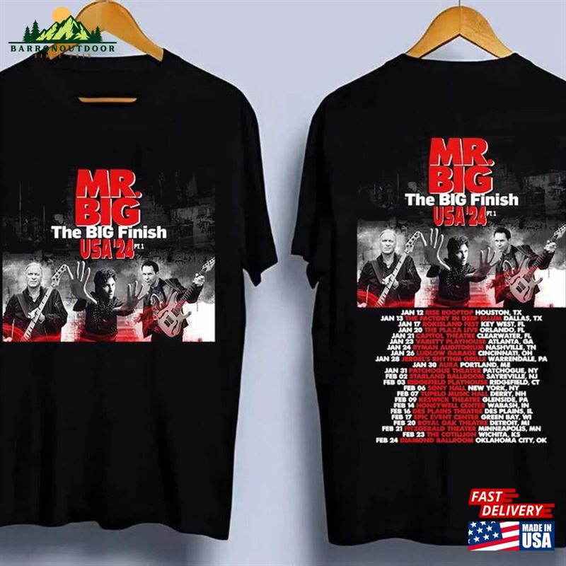 Mr Big The Finish Tour 2024 Shirt Concert Band Fan Hoodie Classic Mr Big The Finish Tour 2024 Shirt Concert Band Fan Hoodie Classic