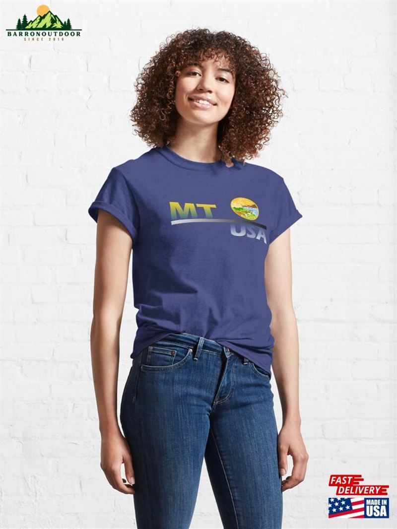 Mt Usa Written Textile Design Classic T-Shirt Hoodie Sweatshirt Mt Usa Written Textile Design Classic T-Shirt Hoodie Sweatshirt