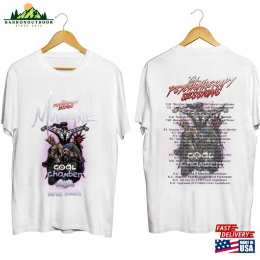 Mudvayne Summer 2023 U S Tour With Coal Chamber Gwar Shirt Concert Sweatshirt Classic