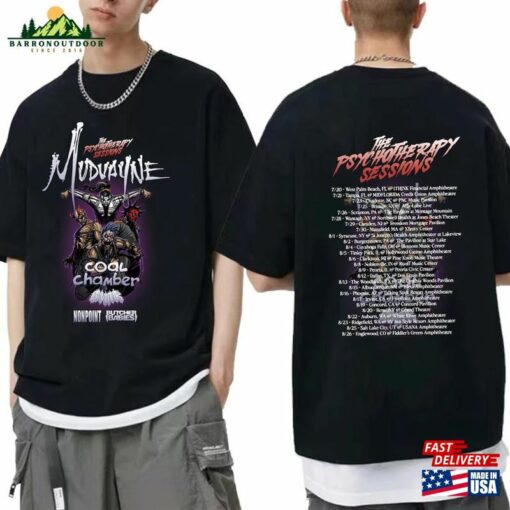 Mudvayne Summer 2023 U S Tour With Coal Chamber Gwar Shirt Concert Sweatshirt Hoodie
