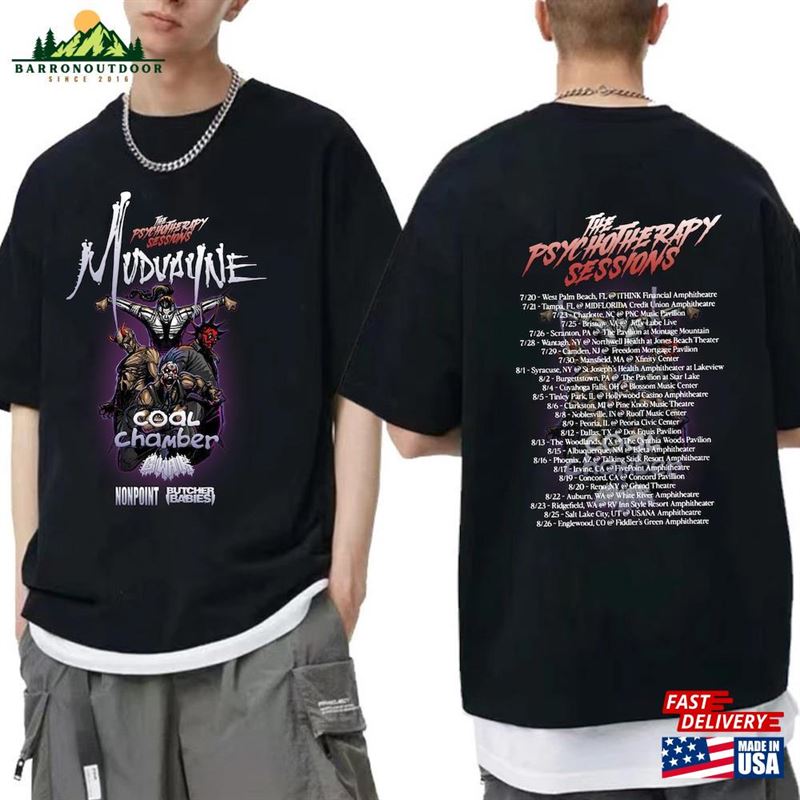 Mudvayne Summer 2023 U S Tour With Coal Chamber Gwar Shirt Concert Sweatshirt Hoodie Mudvayne Summer 2023 U S Tour With Coal Chamber Gwar Shirt Concert Sweatshirt Hoodie
