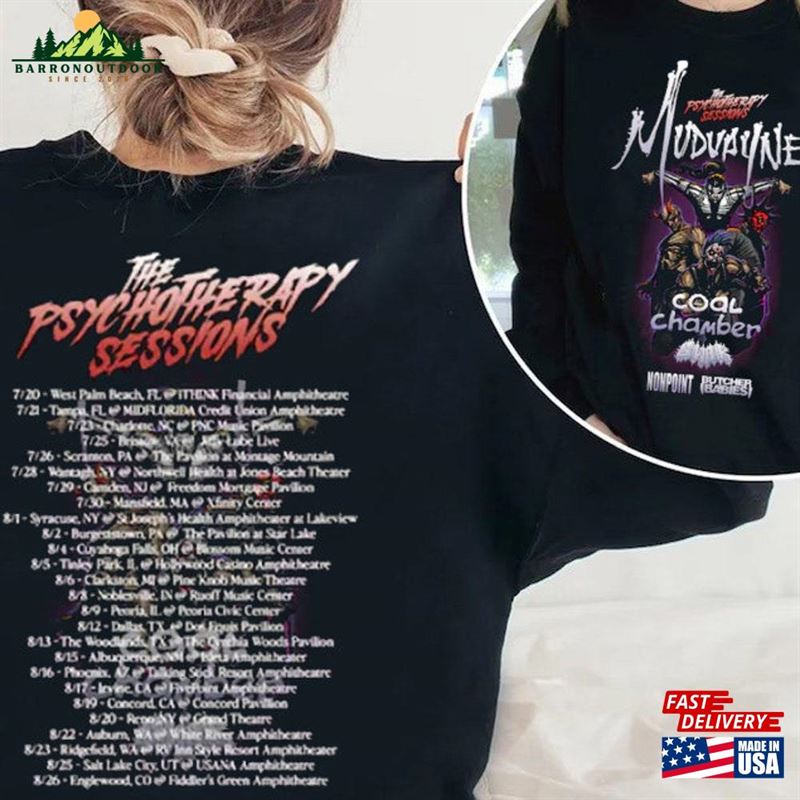 Mudvayne Summer 2023 U S Tour With Coal Chamber Gwar Shirt Concert Unisex Sweatshirt Mudvayne Summer 2023 U S Tour With Coal Chamber Gwar Shirt Concert Unisex Sweatshirt