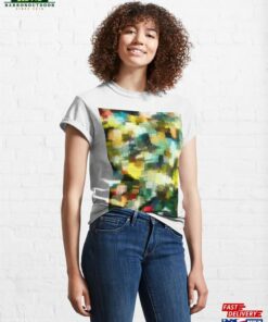 Multicolor Crosshatch Abstracting Squares Classic T-Shirt Unisex Sweatshirt