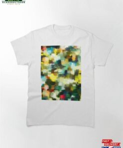 Multicolor Crosshatch Abstracting Squares Classic T-Shirt Unisex Sweatshirt