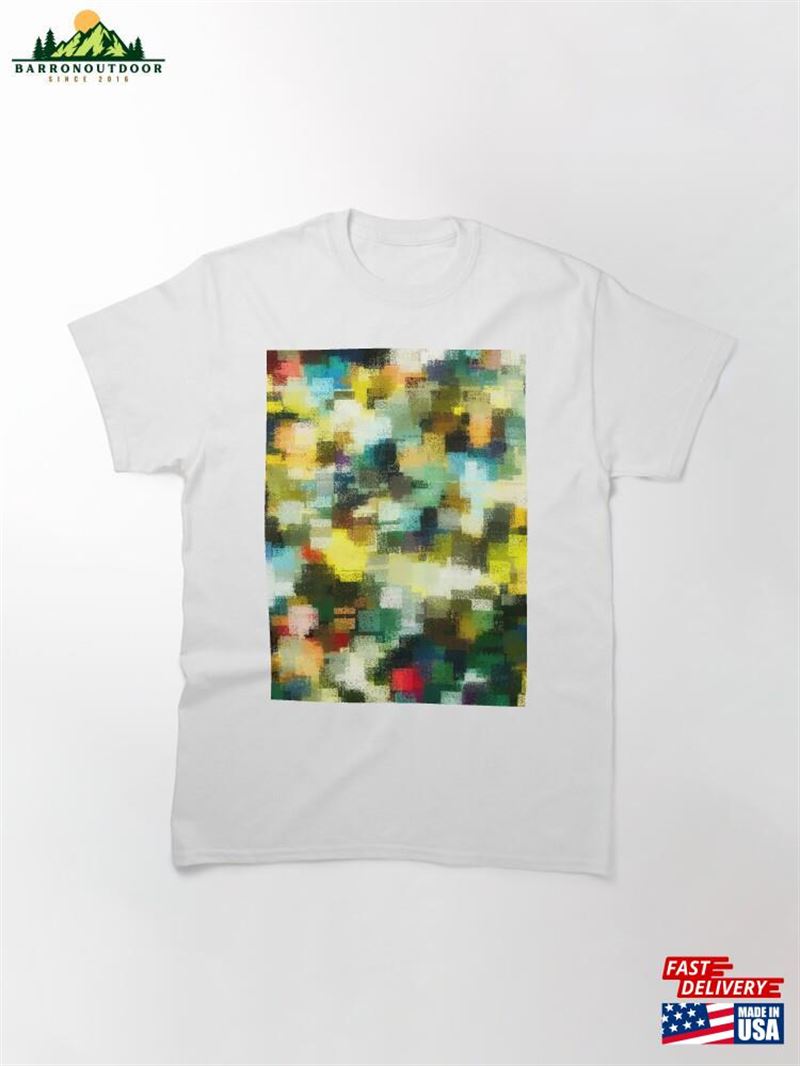 Multicolor Crosshatch Abstracting Squares Classic T-Shirt Unisex Sweatshirt Multicolor Crosshatch Abstracting Squares Classic T-Shirt Unisex Sweatshirt