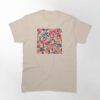 Multicolored Floral Art Pattern Classic T-Shirt