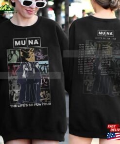 Muna 2 Side Shirt Graphic Tracklist Tour T Shirt Classic 1