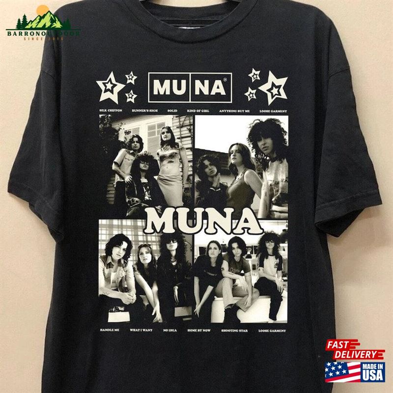 Muna 2023 Concert Shirt Life's So Fun Tour Hoodie Classic Muna 2023 Concert Shirt Life's So Fun Tour Hoodie Classic
