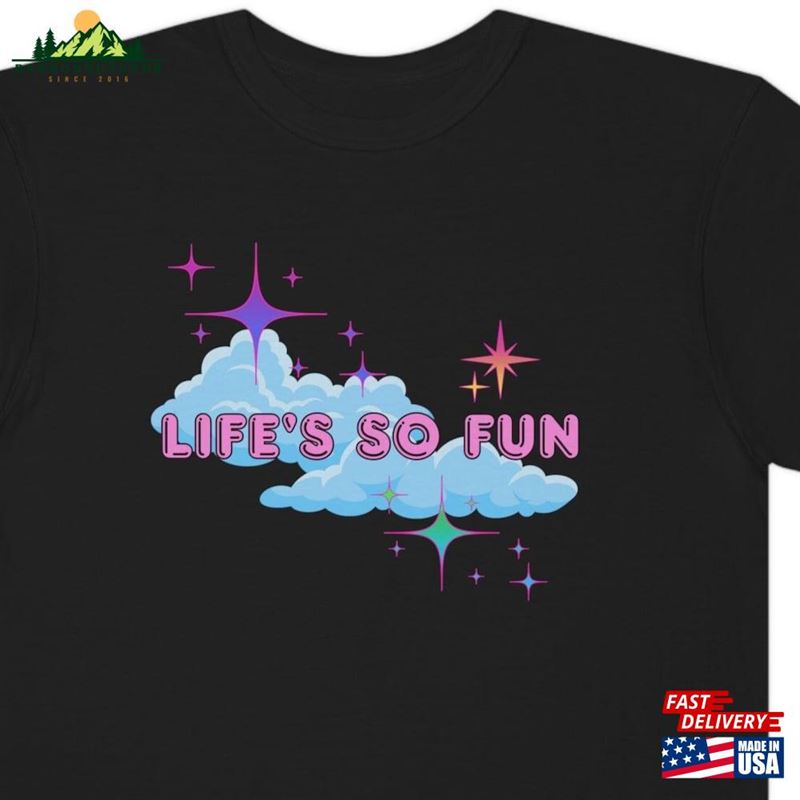 Muna Life's So Fun Unisex T-Shirt Silk Chiffon Hoodie Muna Life's So Fun Unisex T-Shirt Silk Chiffon Hoodie