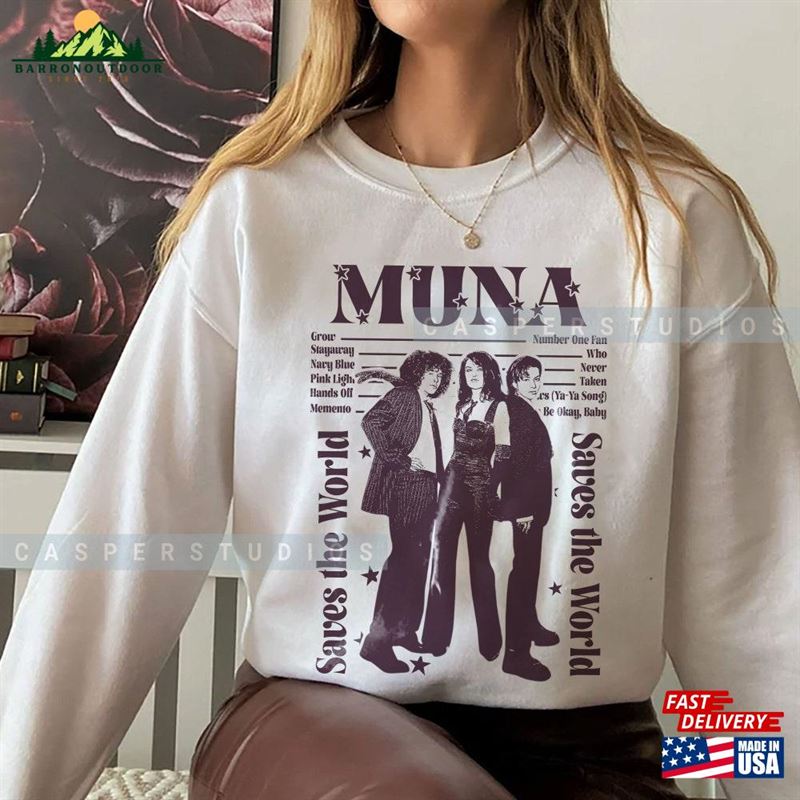 Muna Tshirt Bleached Inspired Bootleg 90S Homage 2023 Graphic Hoodie Sweatshirt Muna Tshirt Bleached Inspired Bootleg 90S Homage 2023 Graphic Hoodie Sweatshirt