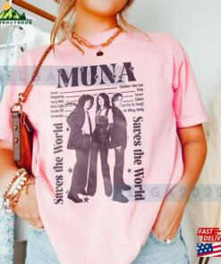 Muna Tshirt Bleached Inspired Bootleg 90S Homage 2023 Graphic Hoodie Sweatshirt