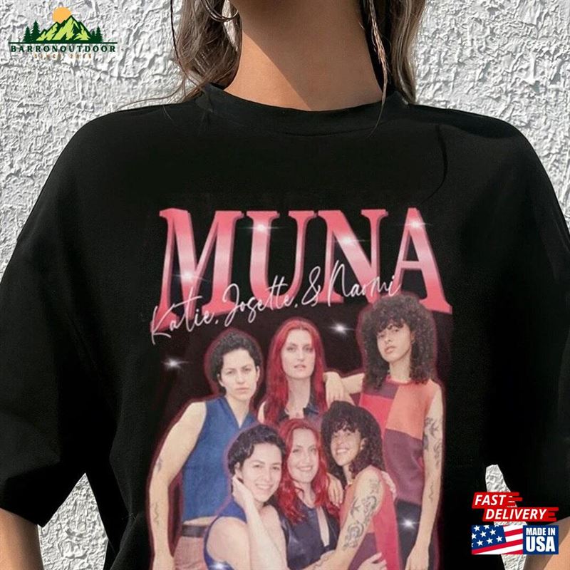 Muna Unisex Shirt Concert 2023 Band Indie Pop Classic Muna Unisex Shirt Concert 2023 Band Indie Pop Classic
