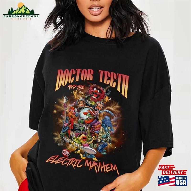 Muppets Doctor Teeth And The Electric Mayhem Shirt Sweatshirt T-Shirt Muppets Doctor Teeth And The Electric Mayhem Shirt Sweatshirt T-Shirt