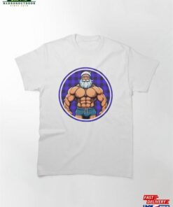 Muscled Santa Claus Classic T-Shirt Unisex