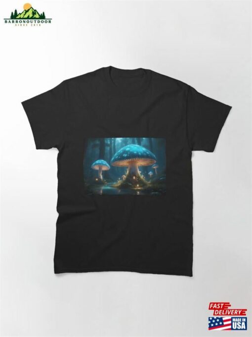 Mushroom Lover Botanical Fungi Plants Classic T-Shirt Hoodie