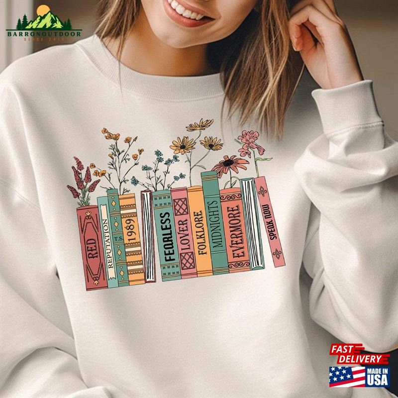 Music Albums As Books Sweatshirt Vintage Folk Hoodie Music Albums As Books Sweatshirt Vintage Folk Hoodie