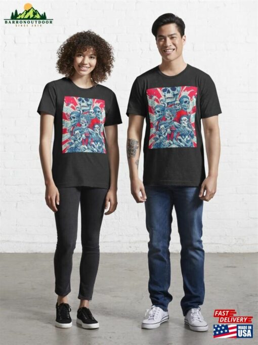 Music And Skulls Collide Stand Out At Concerts With These Skull Gathering T-Shirt Hoodie Unisex