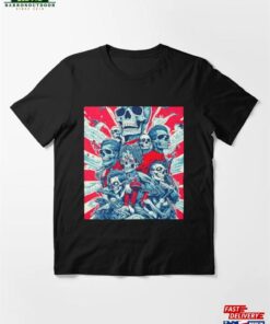 Music And Skulls Collide Stand Out At Concerts With These Skull Gathering T-Shirt Hoodie Unisex