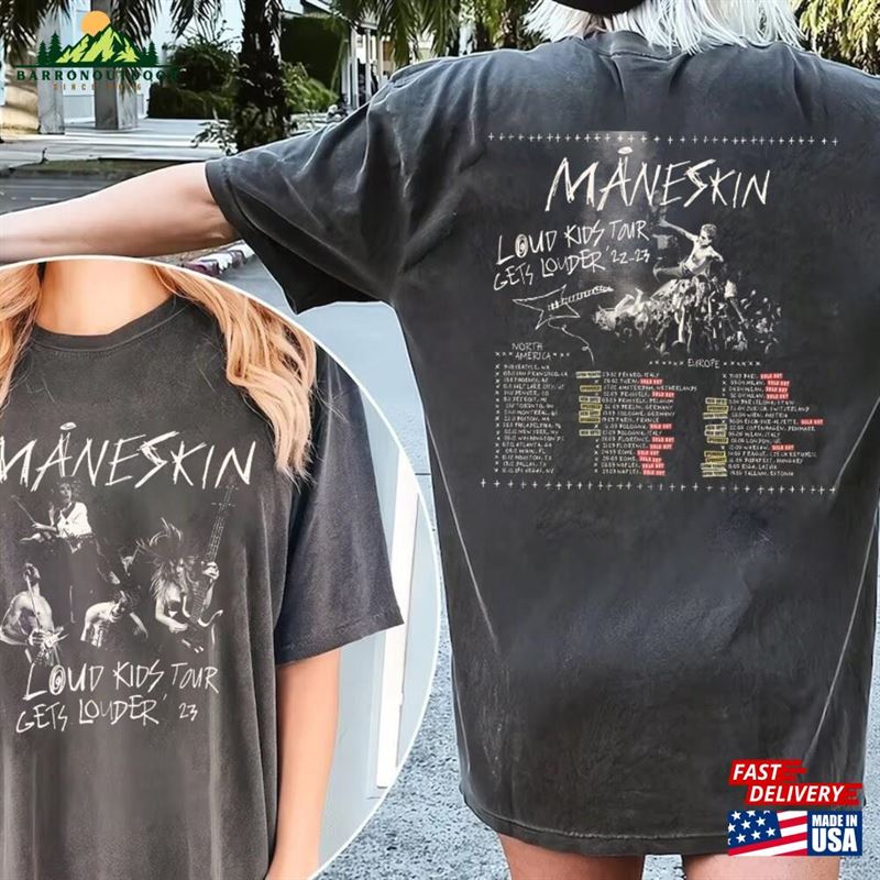 Music Band Graphic Maneskin World Tour 2023 Shirt Album Track List Gift For Fan T-Shirt Unisex Music Band Graphic Maneskin World Tour 2023 Shirt Album Track List Gift For Fan T-Shirt Unisex