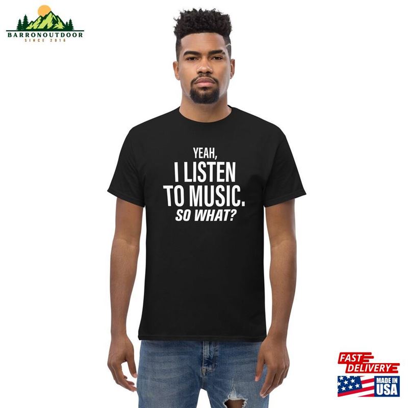 Music Fan Tee Concert Ironic Funny Unisex Classic Music Fan Tee Concert Ironic Funny Unisex Classic