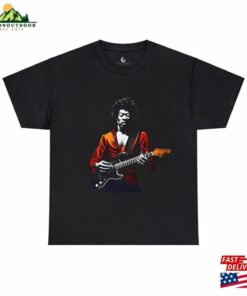 Music Legends Collection Jimmy Hendrix Inspired Original Art Short Sleeve Unixes Tee Shirt T-Shirt Unisex
