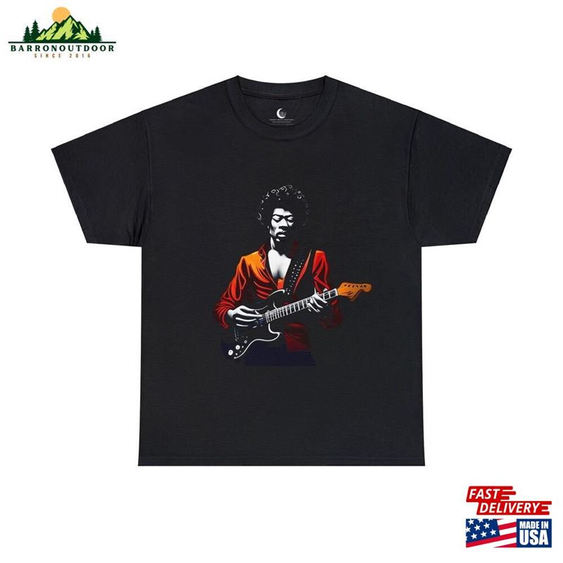 Music Legends Collection Jimmy Hendrix Inspired Original Art Short Sleeve Unixes Tee Shirt T-Shirt Unisex Music Legends Collection Jimmy Hendrix Inspired Original Art Short Sleeve Unixes Tee Shirt T-Shirt Unisex