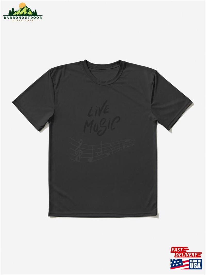Music Live Art Of Stickers T Shirt Classic Unisex Music Live Art Of Stickers T Shirt Classic Unisex