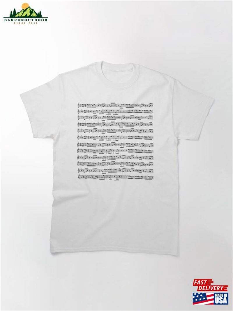 Music Notes Classic T-Shirt Hoodie Sweatshirt Music Notes Classic T-Shirt Hoodie Sweatshirt