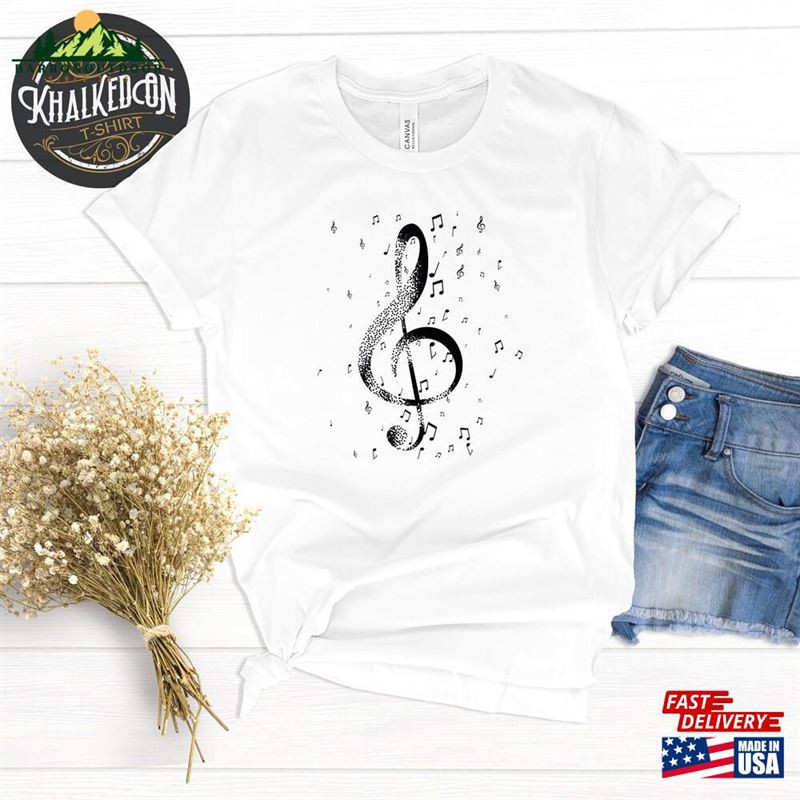 Music Notes Shirt Teacher Funny Pianist Classic Sweatshirt Music Notes Shirt Teacher Funny Pianist Classic Sweatshirt