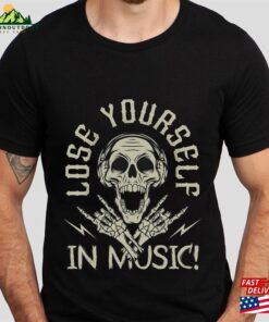 Music T-Shirt Heavy Metal Lovers Shirt Skeleton Classic Unisex