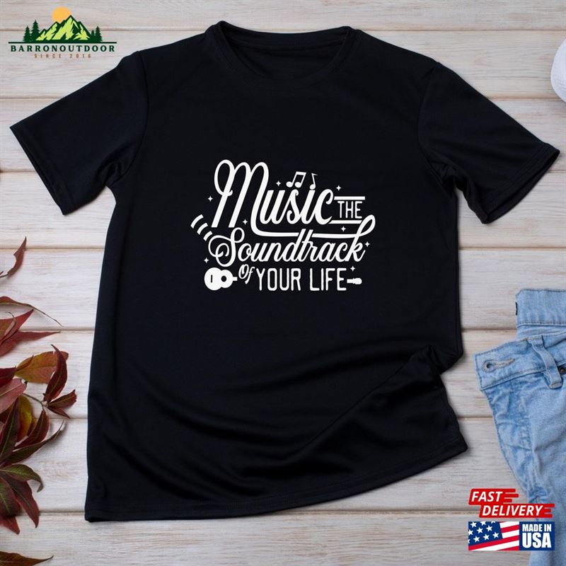 Music T-Shirt Unisex Heavy Cotton The Soundtrack Of Your Life Classic Hoodie Music T-Shirt Unisex Heavy Cotton The Soundtrack Of Your Life Classic Hoodie