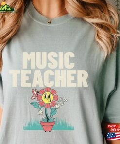Music Teacher Shirt Back To School Retro Tee Unisex Sweatshirt