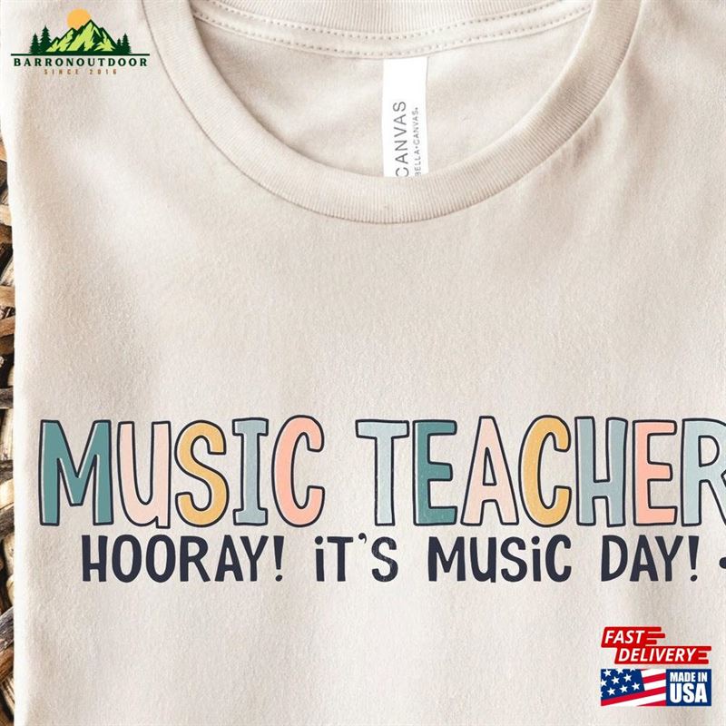 Music Teacher Shirt Hooray It's Day T-Shirt Gift For Chorus Band Classic Sweatshirt Music Teacher Shirt Hooray It's Day T-Shirt Gift For Chorus Band Classic Sweatshirt