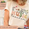 Music Teacher Shirt Wildflowers Tshirt Gift Sweatshirt T-Shirt