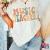 Music Teacher T-Shirt Band And Choir Teaching Shirt Teach Unisex Classic