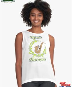 Music Therapy T Shirt Classic Sleeveless Top T-Shirt