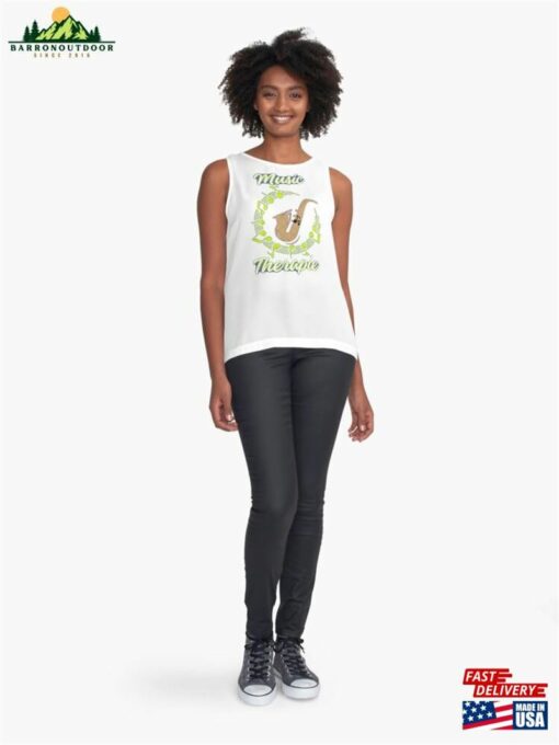 Music Therapy T Shirt Classic Sleeveless Top T-Shirt