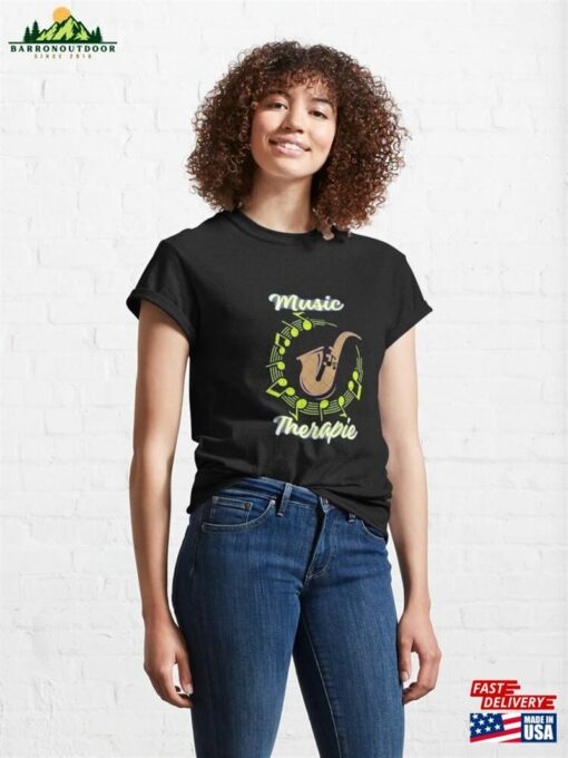 Music Therapy T Shirt Classic T-Shirt Hoodie