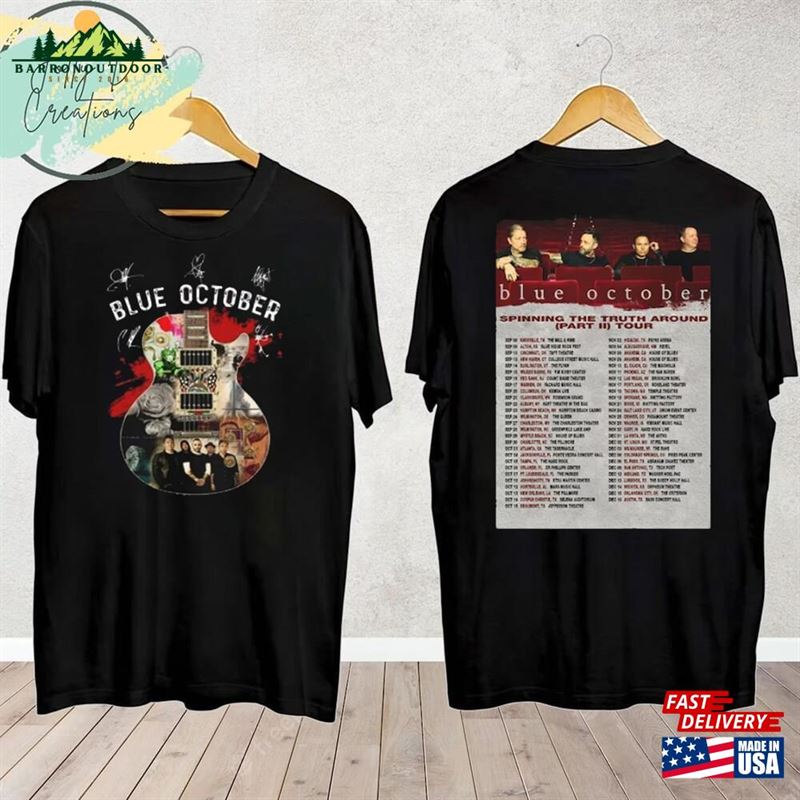 Music Tour Blue October Band Shirt 2023 Concert Tee Classic Sweatshirt Music Tour Blue October Band Shirt 2023 Concert Tee Classic Sweatshirt