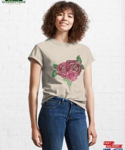 Musical Flowers Rose With Sheet Music Sweatshirt Unisex