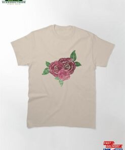 Musical Flowers Rose With Sheet Music Sweatshirt Unisex